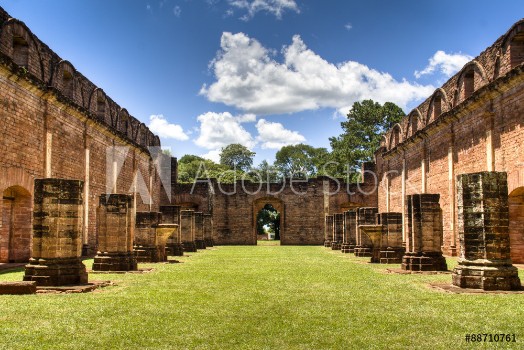 Bild på Old Jesuit ruins in Encarnacion Paraguay